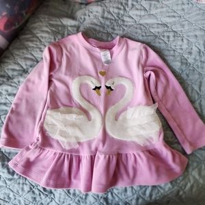 Swan velour ls top